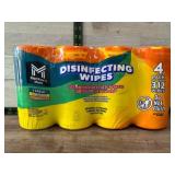 Four-Pack Disinfecting Wipes Set