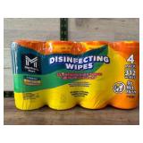 Disinfecting Wipes 4-Pack, 312 Total Count