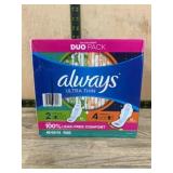 Always Ultra Thin Duo Pack Pads