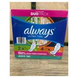 Always Ultra Thin Pads Duo Pack