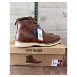 Men's Casual Boots, Cognac, Size 10.5