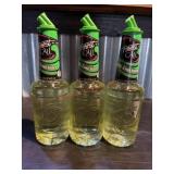 3-33.8 oz sweetened lime juice