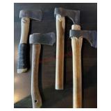 4 metal axes