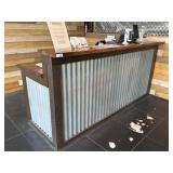 8 ft x 36 deep Custom hostess station. Contents