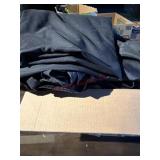 Box of black tablecloths