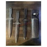 Jxejxo throwing knives with case