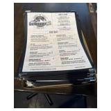 Flat of menus