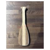 Wooden oar beer tap