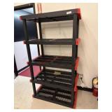 40 x 24 x 72 plastic industrial shelf