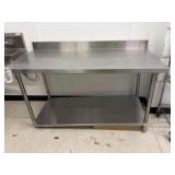 30 x 60 x 34 tall stainless steel prep table
