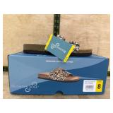 Mountain Sole Double Buckle Sandals, Size 8