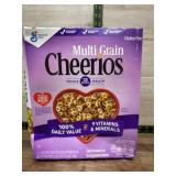 General Mills Multi Grain Cheerios Cereal Box