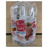 132-Pack of 16 oz Clear Plastic Cups