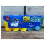 Clorox 3-in-1 Disinfecting Wipes, 5 Pack