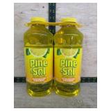 Two Bottles of Lemon Fresh Pine-Sol Cleaner