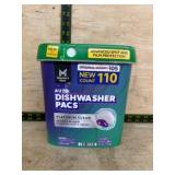 Dishwasher Detergent Pods - 110 Count