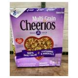 General Mills Multi Grain Cheerios Cereal Box
