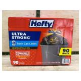 Hefty Ultra Strong Trash Can Liners, 90 Bags