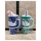 2 Ello Plastic Kids Tumblers with Lids