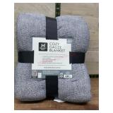 Gray Cozy Gauze Blanket