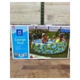 Inflatable Lounge Pool with Summer Design