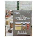 10-Piece Airtight Dry Food Storage Container Set
