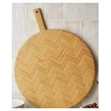 Herringbone Bamboo Charcuterie Board