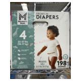 Size 4 Diapers, 198 Count