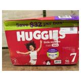 Huggies Little Movers Diapers, Size 7, 96-Count