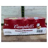 Pack of 8 Campbell's Cream of Mushroom Soup Cans