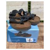 Women's Size 9 Braided Black Sandals