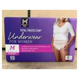 Women's Protective Underwear, 92 Count