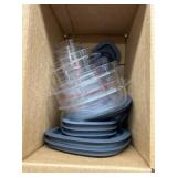 Clear Plastic Food Containers with Lids