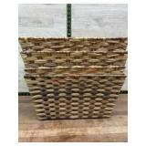Four Woven Storage Baskets
