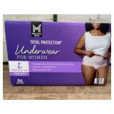 Women's Protective Underwear, Size L, 84 Count