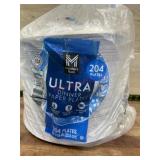 Pack of 204 Ultra Dinner Paper Plates