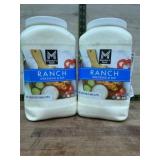 Two-Pack Ranch Dressing and Dip Containers