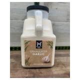 Plastic Container of Granulated Garlic