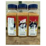 3 Morton Season salt Containers