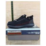 Men's Black Skechers Work Sneakers, Size 10.5