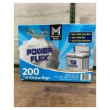 Power Flex 200 Tall Kitchen Bags
