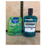 Oral Care Lot with Mouthwash and Floss Picks