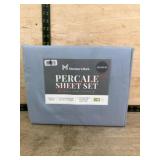 Queen Percale Cotton Sheet Set