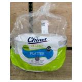 Chinet Classic Disposable Platters, 100-Pack