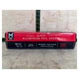 12-Inch Aluminum Foil Sheets
