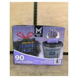 90 Heavy Duty 33-Gallon Trash Bags