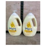 2 Johnson's Baby Wash & Shampoo Bottles