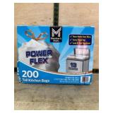 200 Tall Kitchen Bags with Drawstring Closures