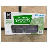 300 Clear Plastic Spoons