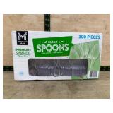 300 Clear Plastic Spoons